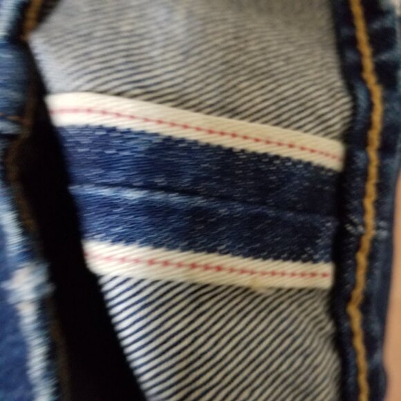 Levi's Premium Men 501 Slim Taper Blue Selvedge Wash Denim Jean 42 X 30 NWT - Picture 12 of 12